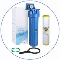 Σύστημα Φίλτρου Big Blue 20'' BBCST20 της Aqua Filter με Διατομή Παροχής 1''