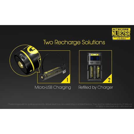 Μπαταρία NITECORE 18650 NL1826R 2600mAh