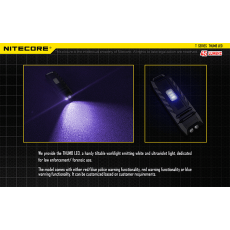 Φακός Μπρελόκ Led Nitecore Thumb 85 Lumens