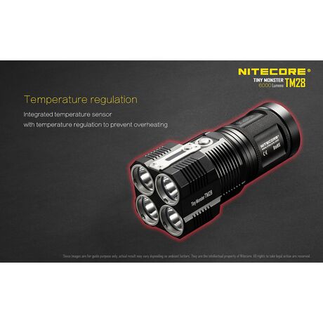 Φακός Χειρός Led Nitecore Tiny Monster TM28 - Battery Pack