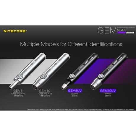 Φακός Χειρός Led Nitecore Gemstone GEM8