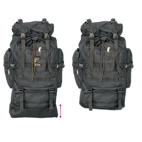 Σακίδιο πλάτης BARBARIC, Backpack. Black, 60 lt, 34936-NE