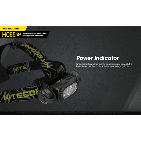 ΦΑΚΟΣ LED NITECORE HEADLAMP HC65V2, 1750 Lumens