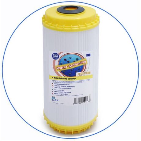 Σύστημα Φίλτρου Big Blue 10'' BBPSCSTCBLS10 της Aqua Filter με Διατομή Παροχής 1''